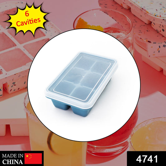 6-Grid Silicone Ice Tray οΏ½οΏ½οΏ½ Ideal for Household Ice