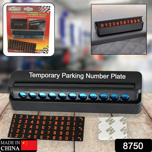 Temporary Car Parking Mobile Number Display with Magnetic Numbers Stickers,Car Parking Magnetic Mobile/Telephone Number Plate (1Pc)οΏ½Γ―