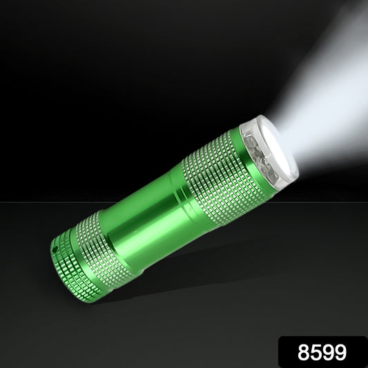 Super-Bright Mini 9 LED Bulb Pocket Torches - Small Torch Flashlight for Camping, Hiking, DIY, Travelling, Outdoors and MoreοΏ½οΏ½3 Battery operated (Battery not included / 1