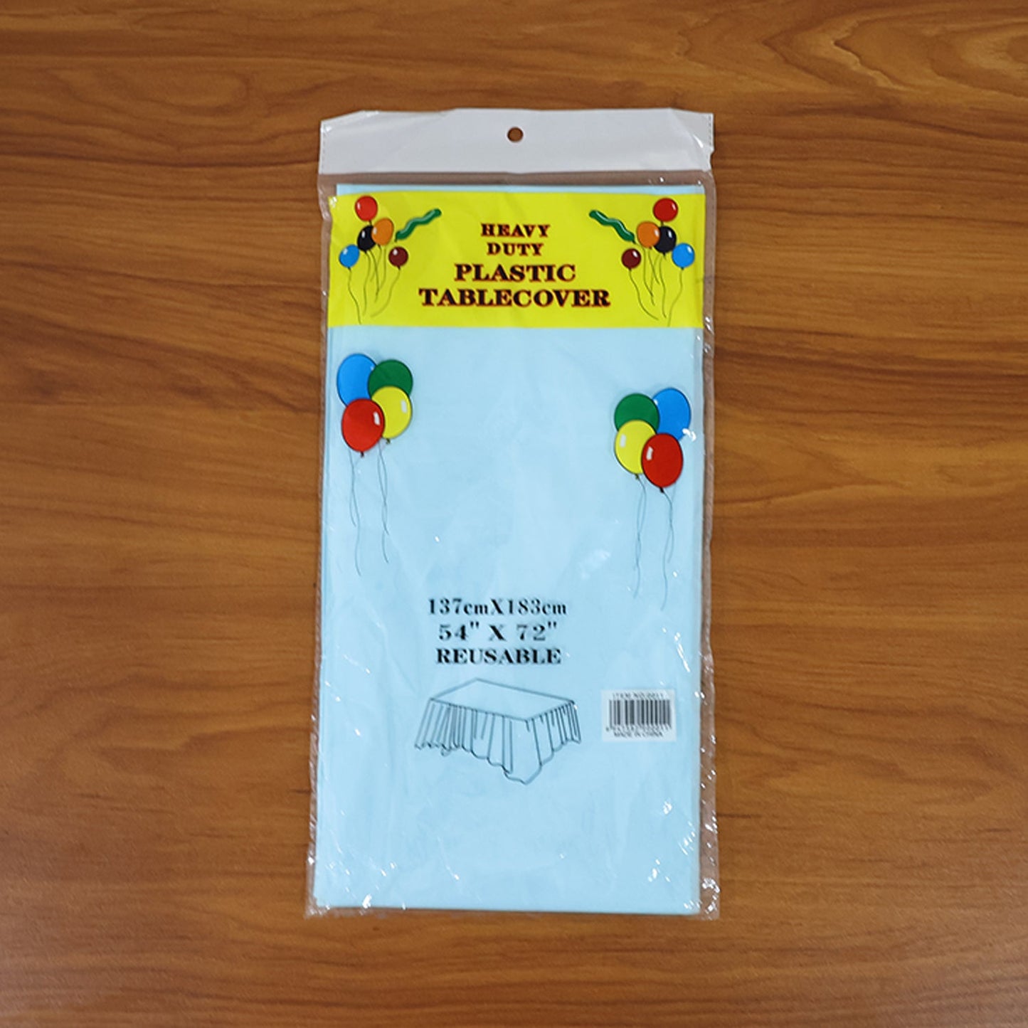Waterproof Disposable Plastic Table Cover 137 �� 18