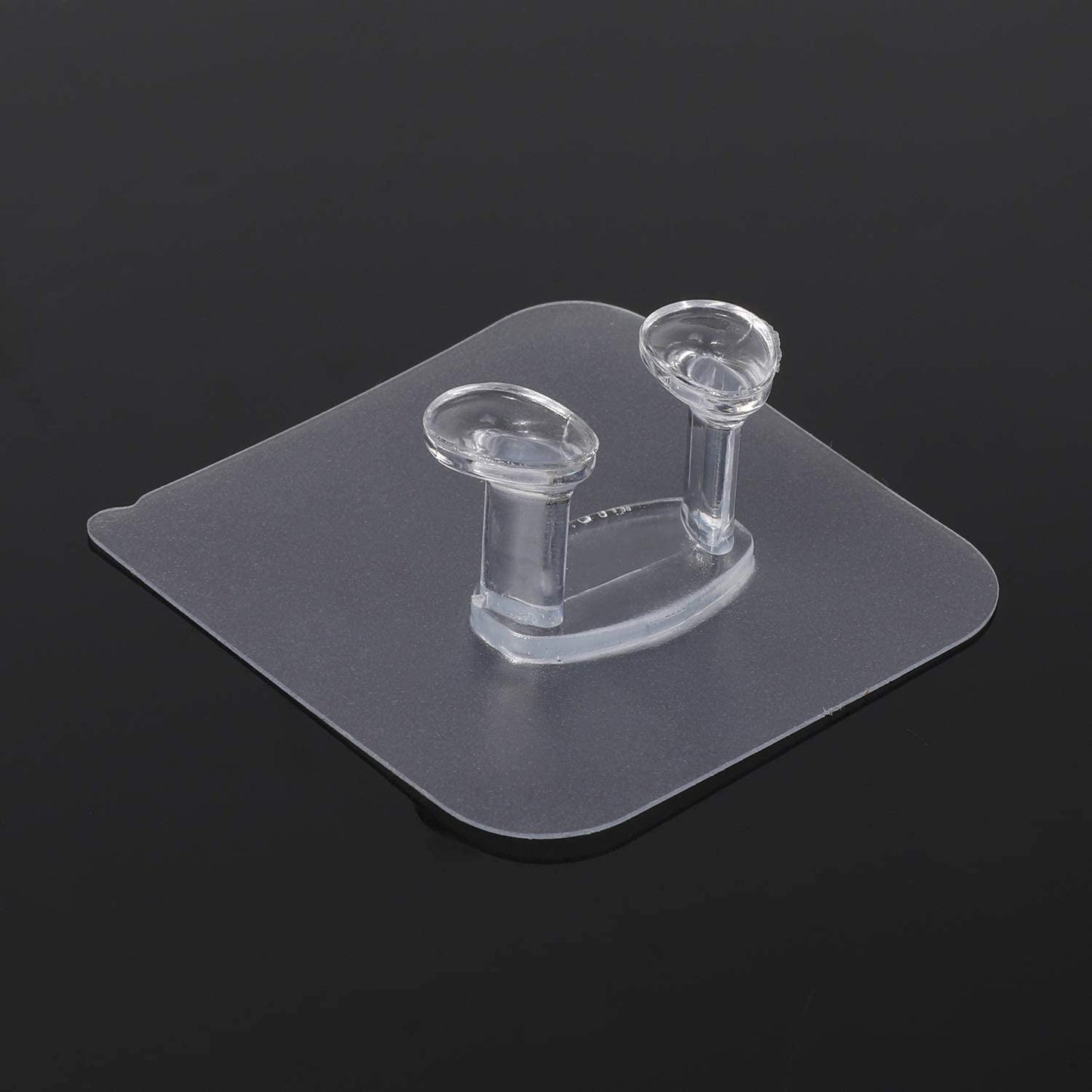 Transparent Self-Adhesive Wall Hook ��� Drill-Free, Waterproof & Oil-Proof for Toothbrush, Socket