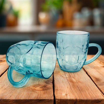 Apex Shake Mug Set ��� 2 Pieces Durable Plastic Mugs (350ml)