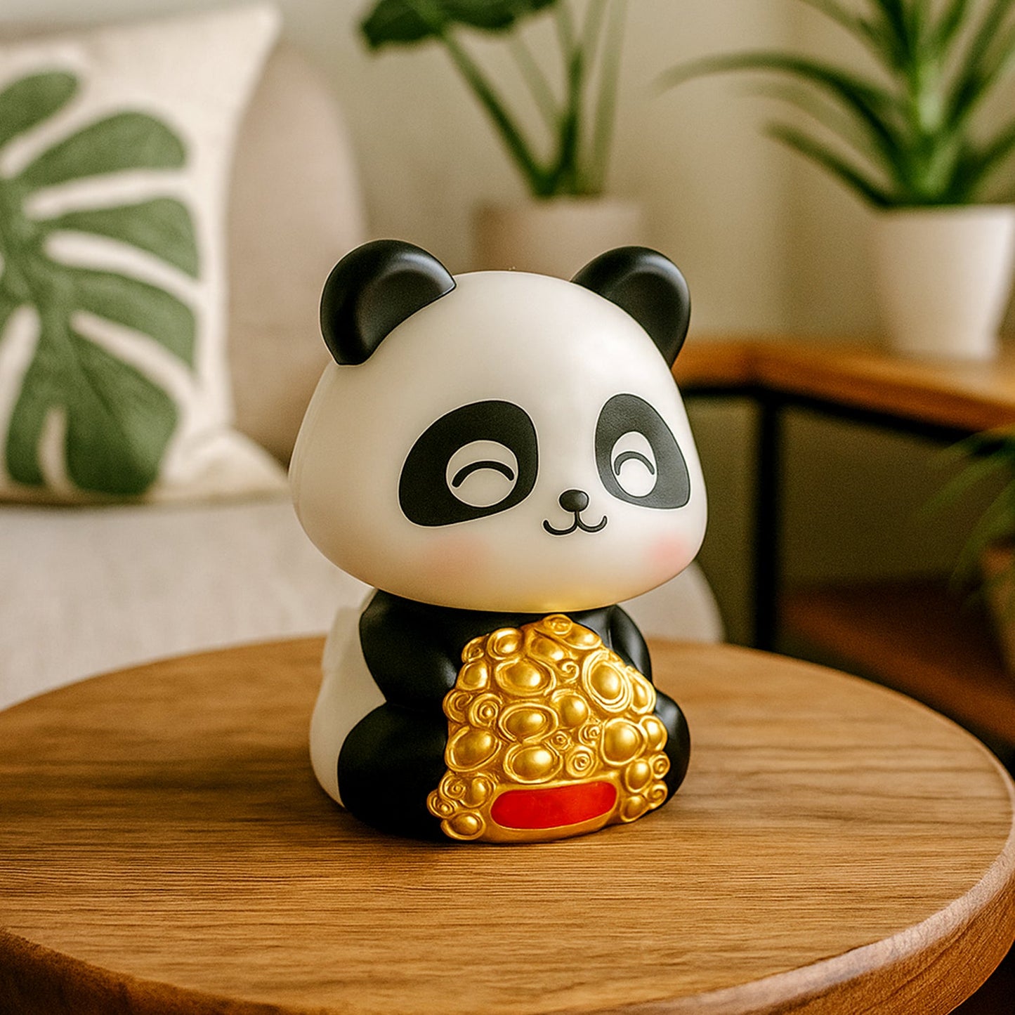 Solar Powered Moving Panda Car Dashboard Decoration ��ï¿