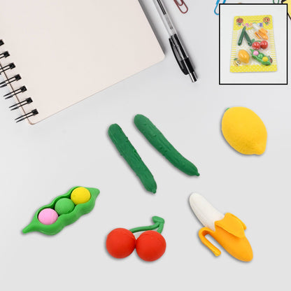 3D Mix Design Fancy & Colorful Erasers ��� Cute Novelty Eraser Set for Kids & School Prize (