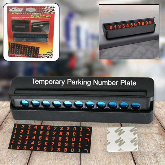 Temporary Car Parking Mobile Number Display with Magnetic Numbers Stickers,Car Parking Magnetic Mobile/Telephone Number Plate (1Pc)�ï