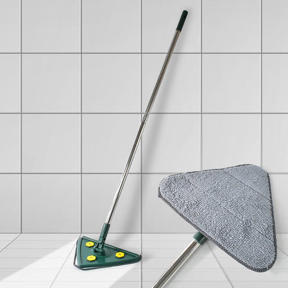 2-in-1 Extendable Triangle Mop ��� Retractable, 360�� Rotating, Telescopic & Reusable Mop He