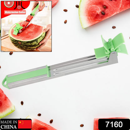 Stainless Steel Washable Watermelon Cutter ��� Windmill Slicer &