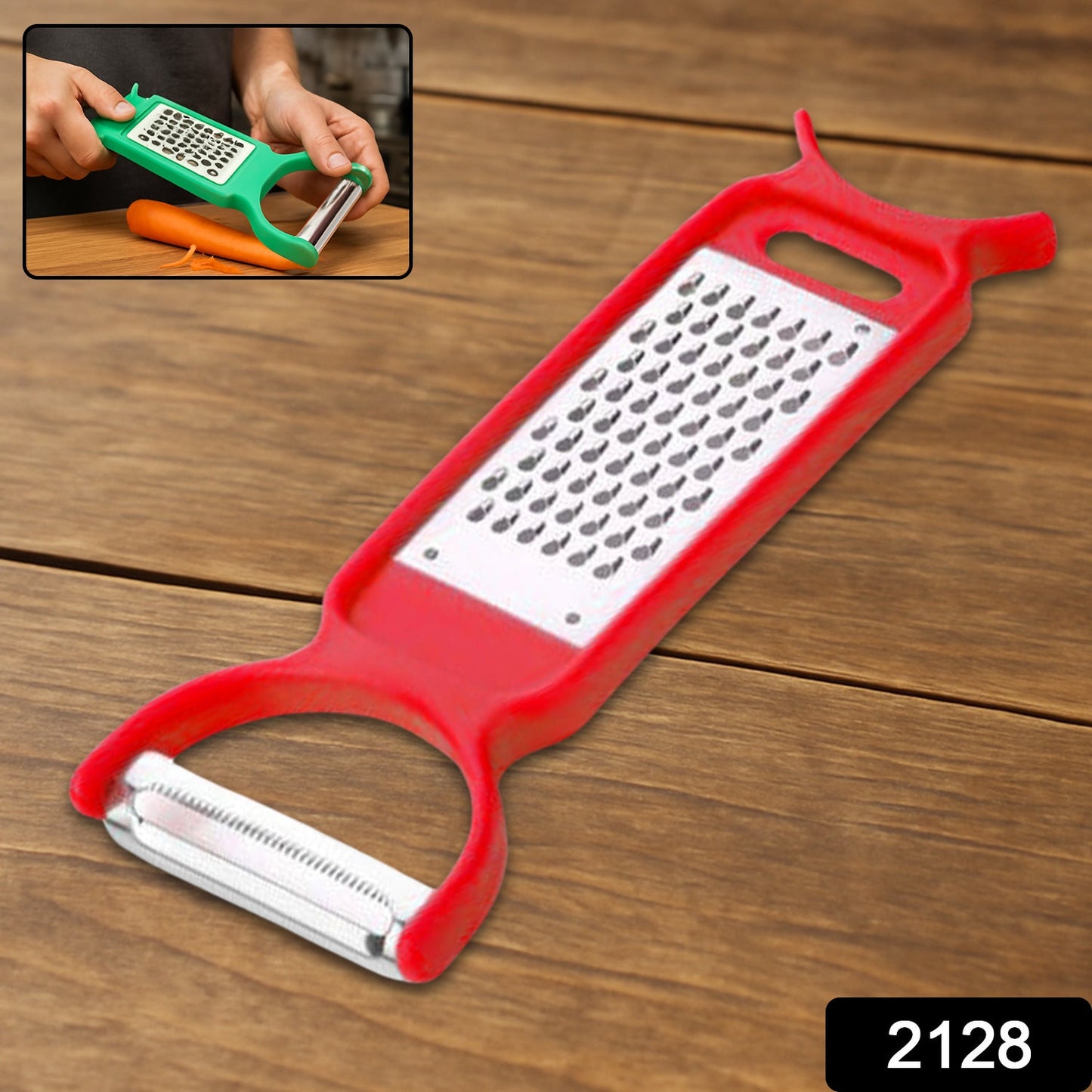ýýýKitchen 3 in 1 Multi Purpose Vegetable Peeler Grater Cutter for Food Preparation