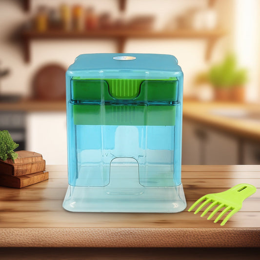 2-in-1 Potato Chipper & Slicer ��� French Fries Maker with Two-Blade Cutter