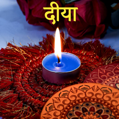 Tealight Diwali Candle ��� Smokeless, Long-Burning, Mix Color, Diwali (1 Pc / Mix