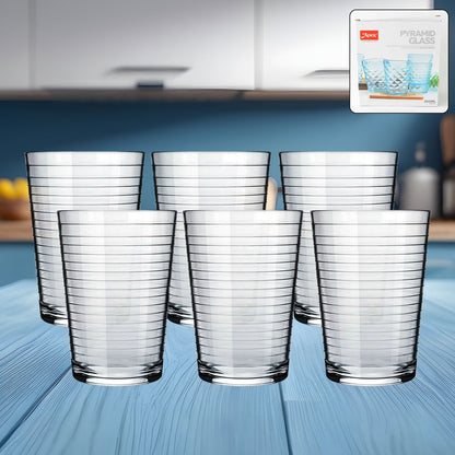 Apex Pyramid Ringo Plastic Glass ��� 300ml Approx | Durable, Crystal-Clear T