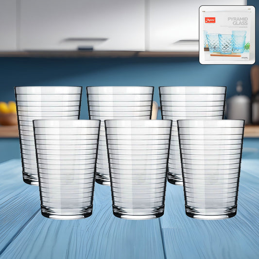 Apex Pyramid Ringo Plastic Glass ��� 300ml Approx | Durable, Crystal-Clear T