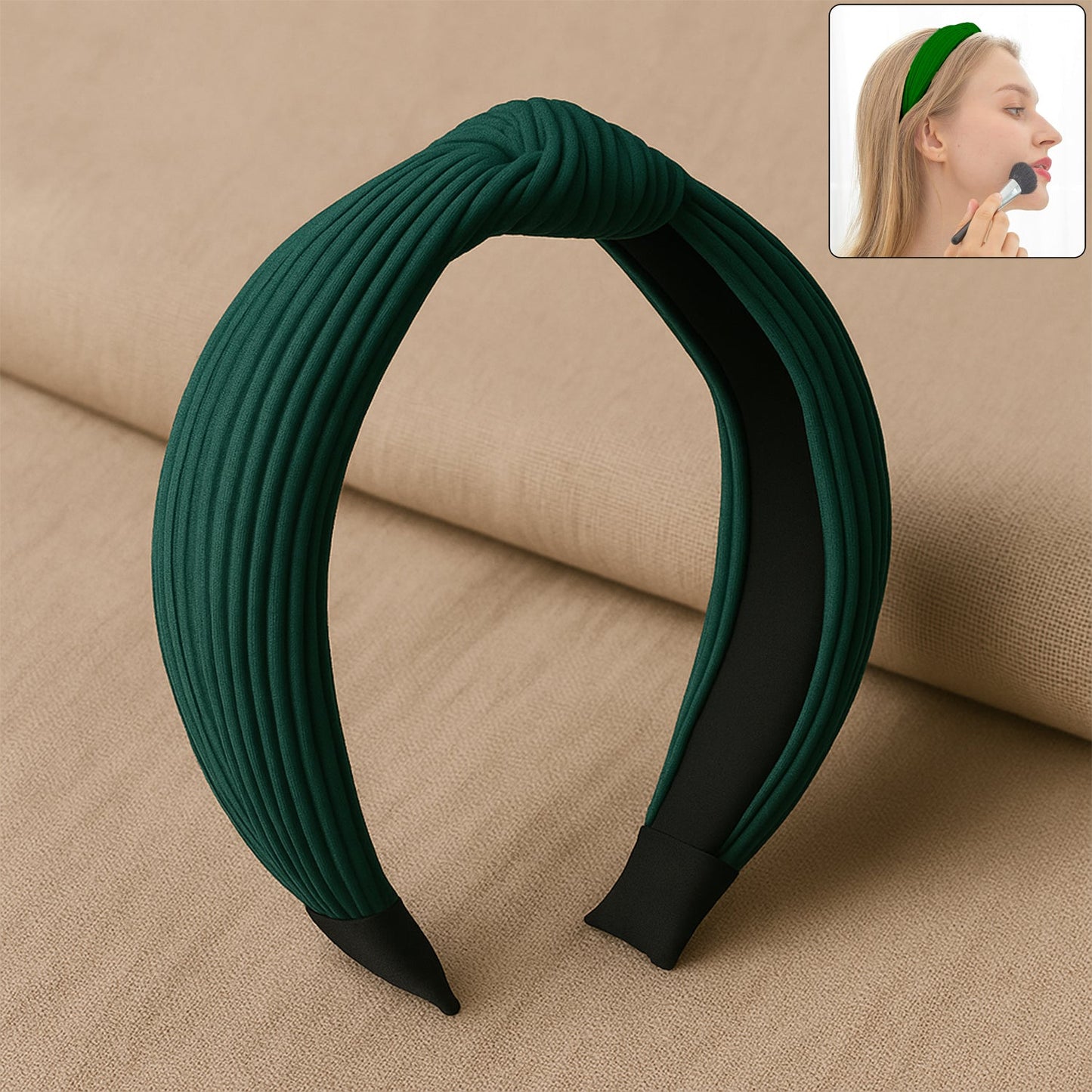 Women���s Ribbed Texture Knot Design Hairband (1 Pc / Mix D