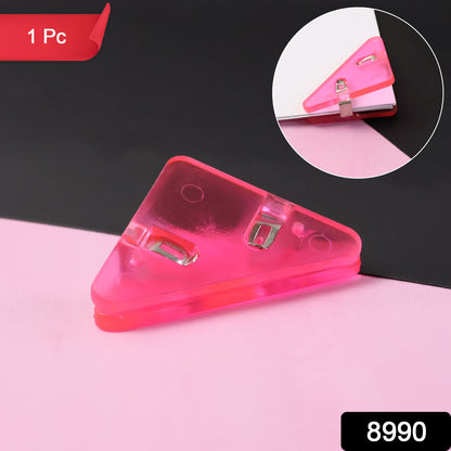 Triangle Paper Clips | Small Corner Clips for Paper, Document Clip (1 pc)