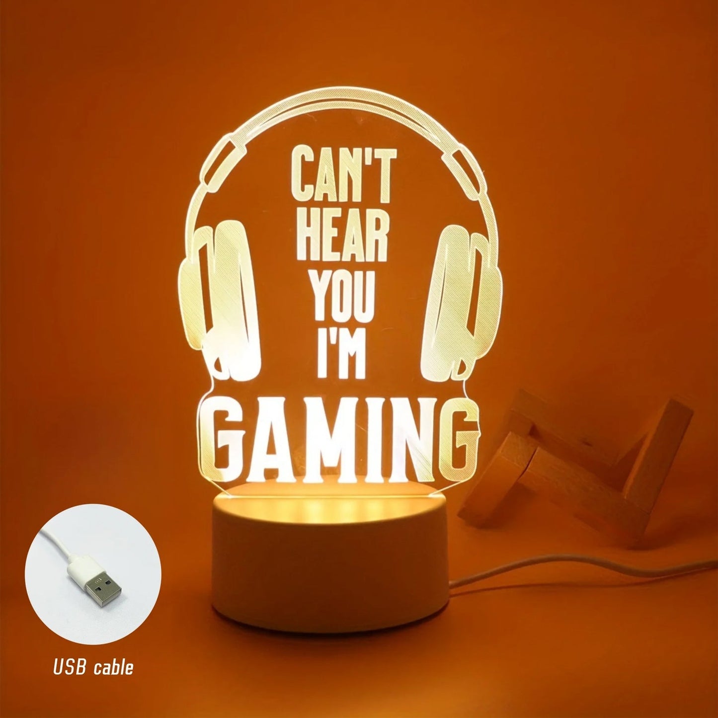 3D Acrylic LED Night Lamps ��� (1 Pc / Mix D