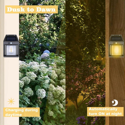 Solar Wall Lamp ��� Wireless Outdoor Light with Motion Sensor & 3