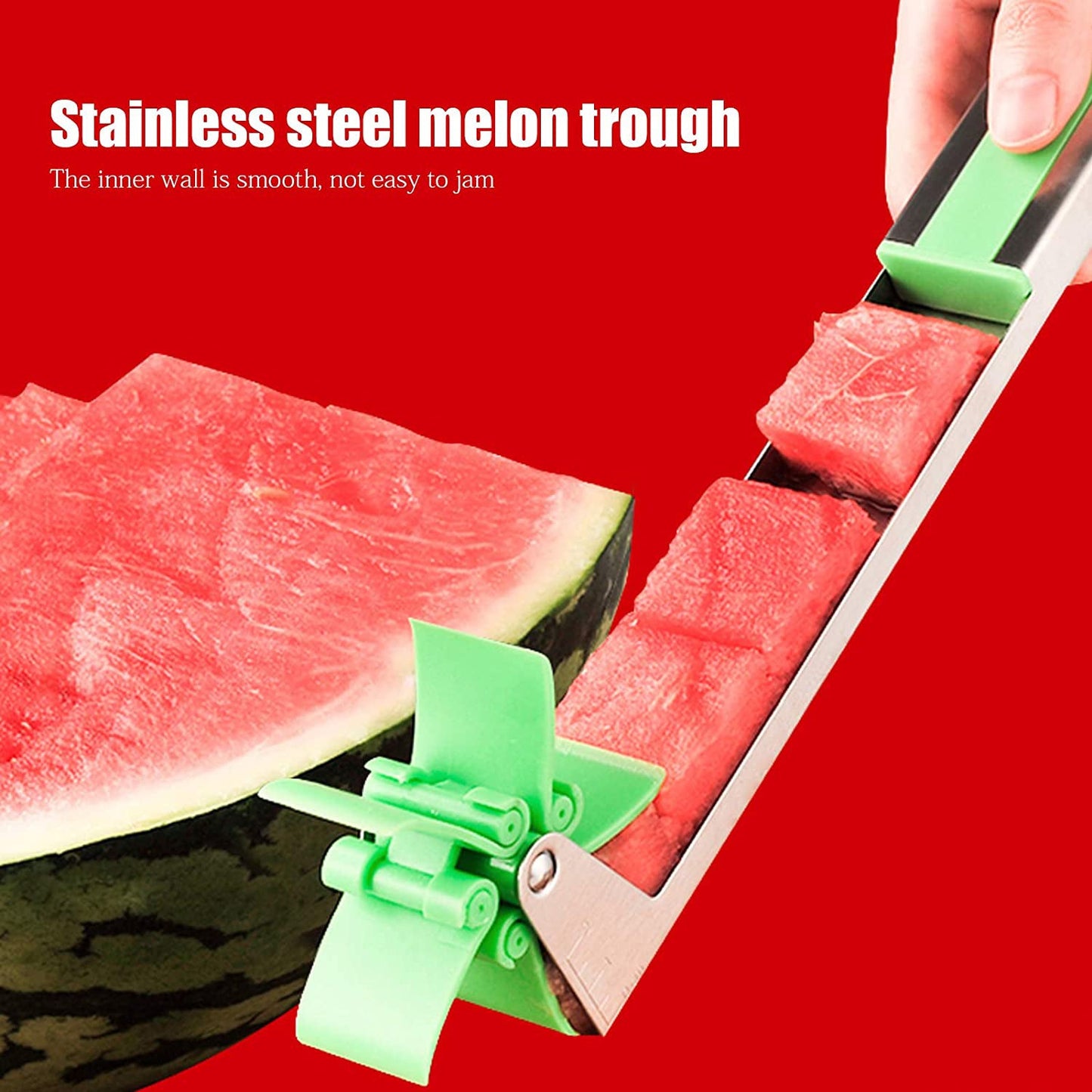 Stainless Steel Washable Watermelon Cutter ��� Windmill Slicer &