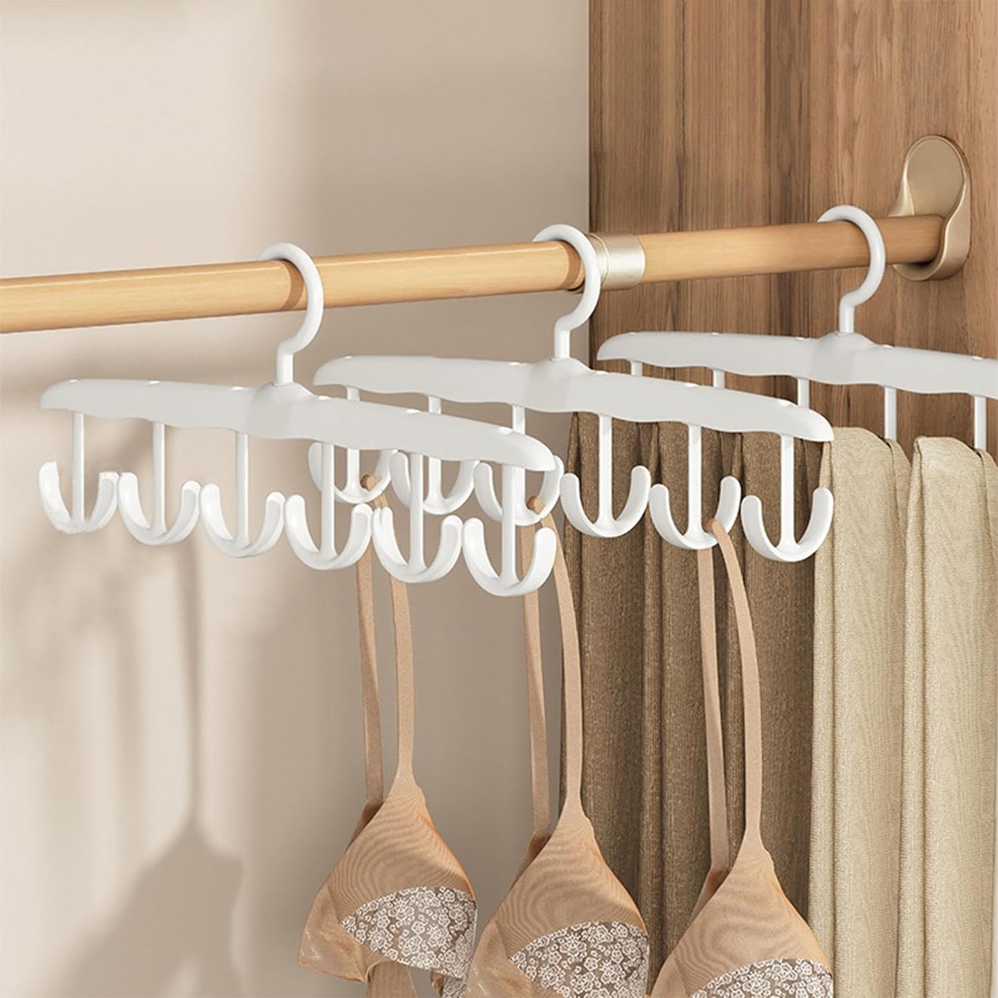 Rotatable Tank Top Hanger ��� Space Saving Closet Organizer for Dorms & Apartments (12