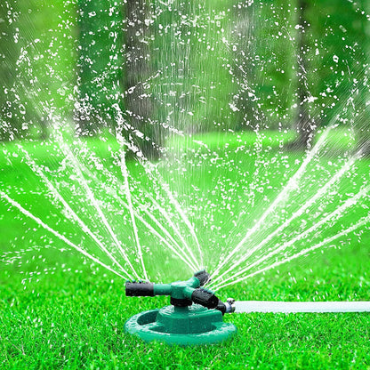 3 Arm 360�� Sector Rotating Water Sprinkler Garden Pipe Hose Irrigation