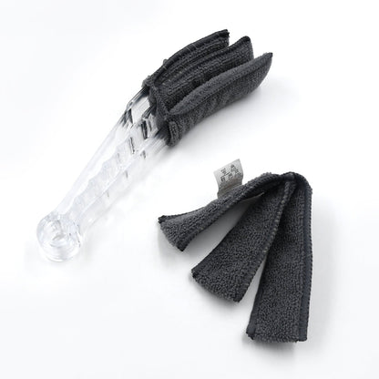 Window Blind Cleaner Brush with Microfiber Sleeves ��� Dusting Tool for Shutters & AC
