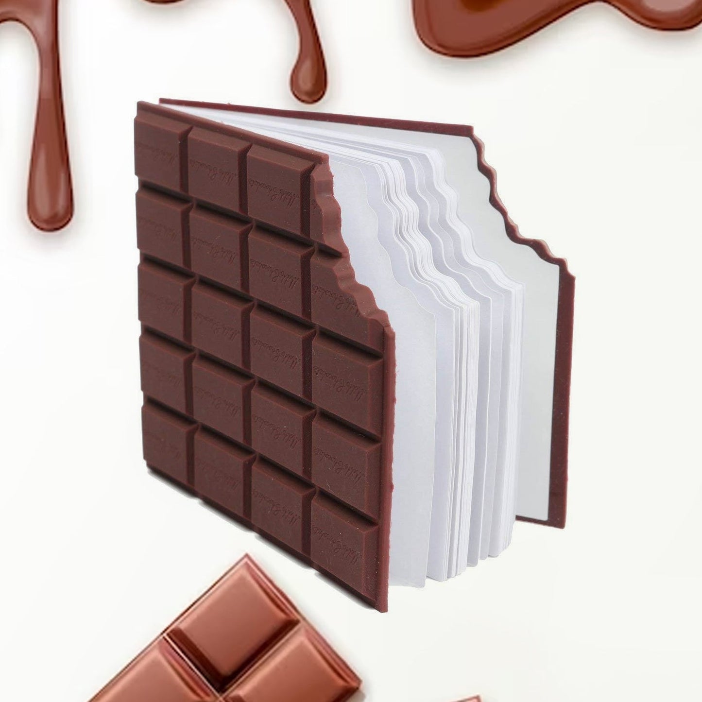 Small Chocolate Scented Bite-Shape Pocket Diary ��� Rectangular Memo Notebook for Kids (80