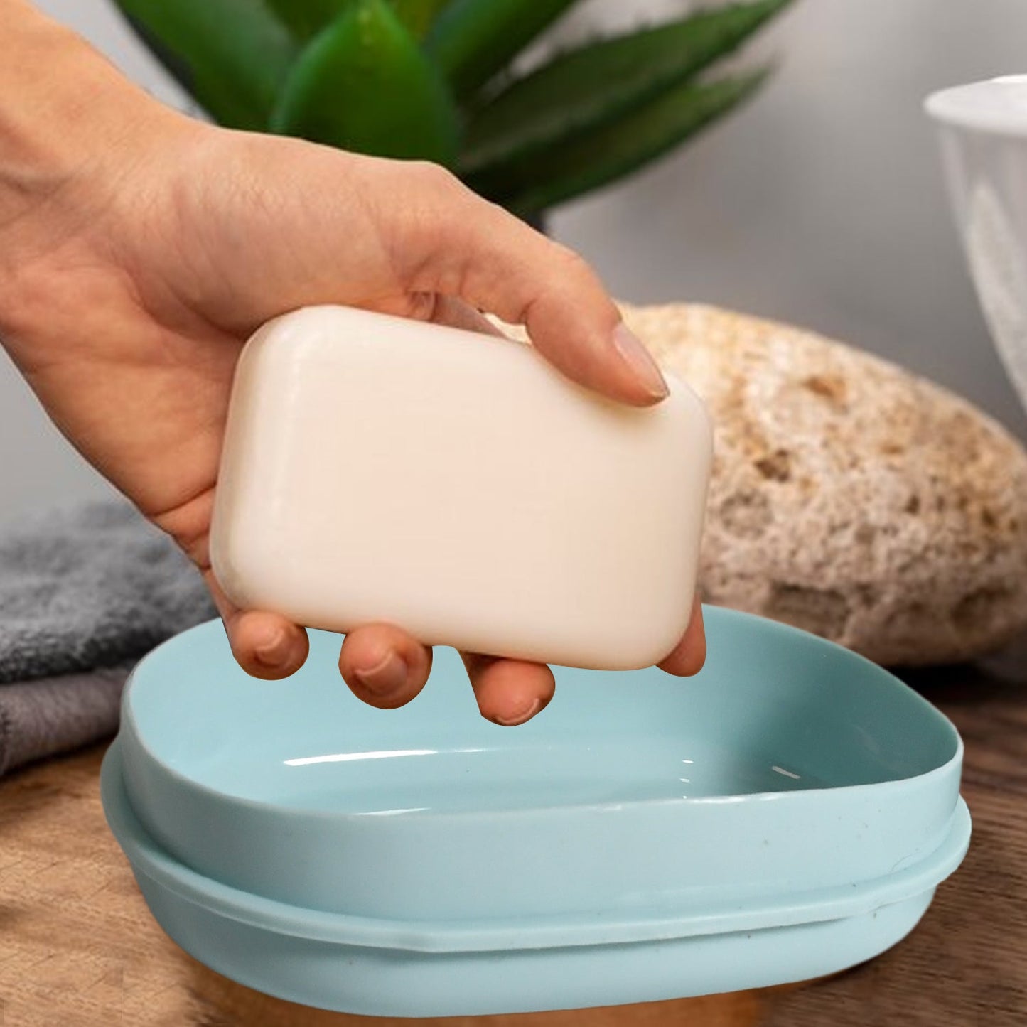 Soap Container, Soap Box Household Kitchen and Bathroom Can Use PP Material Drain Box, Soap Dish,��for Bathroom Shower Home Outdoor Camping ,Sabudani�ï