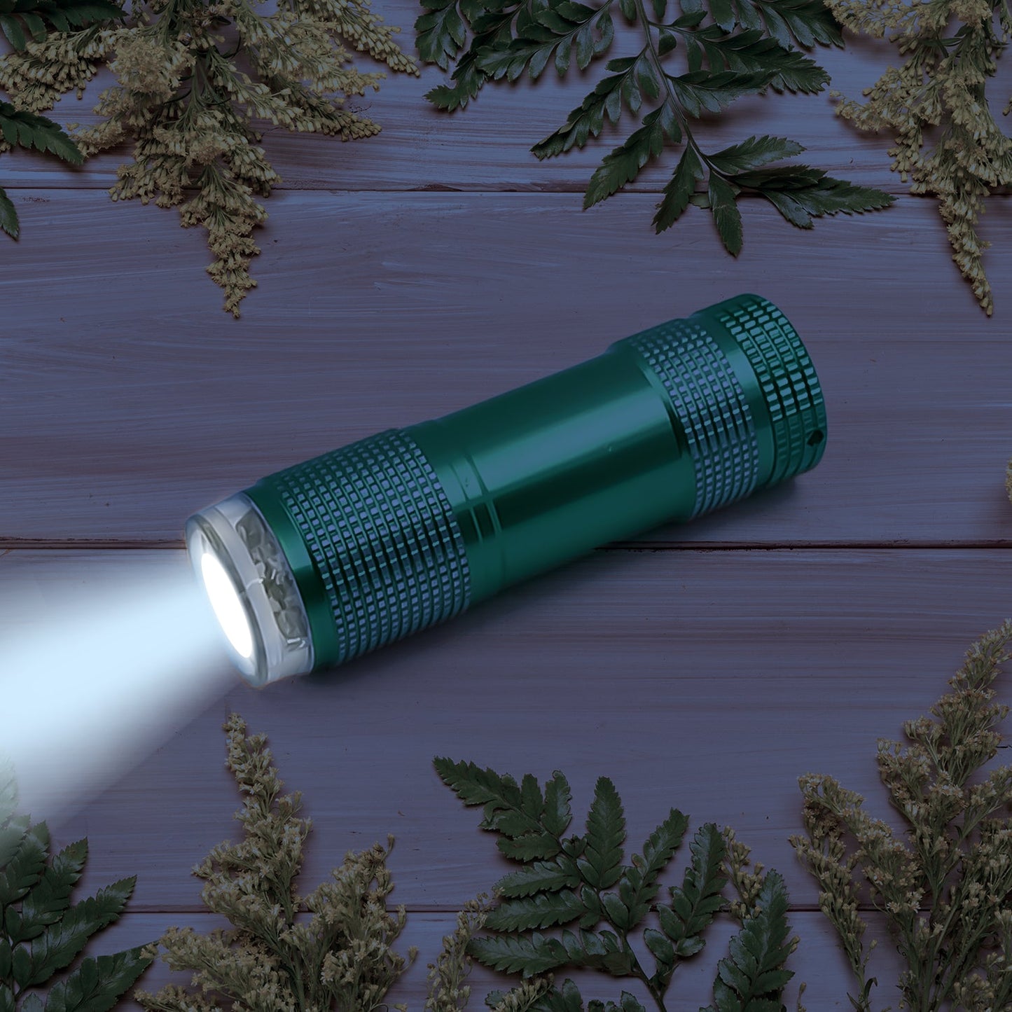 Super-Bright Mini 9 LED Bulb Pocket Torches - Small Torch Flashlight for Camping, Hiking, DIY, Travelling, Outdoors and More��3 Battery operated (Battery not included / 1