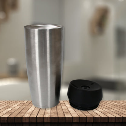 Stainless Steel Vacuum Insulated Coffee Cups Double Walled Travel Mug, Car Coffee Mug with Leak Proof Lid Reusable Thermal Cup for Hot Cold Drinks Coffee, Tea, Tumbler (850ML Approx)