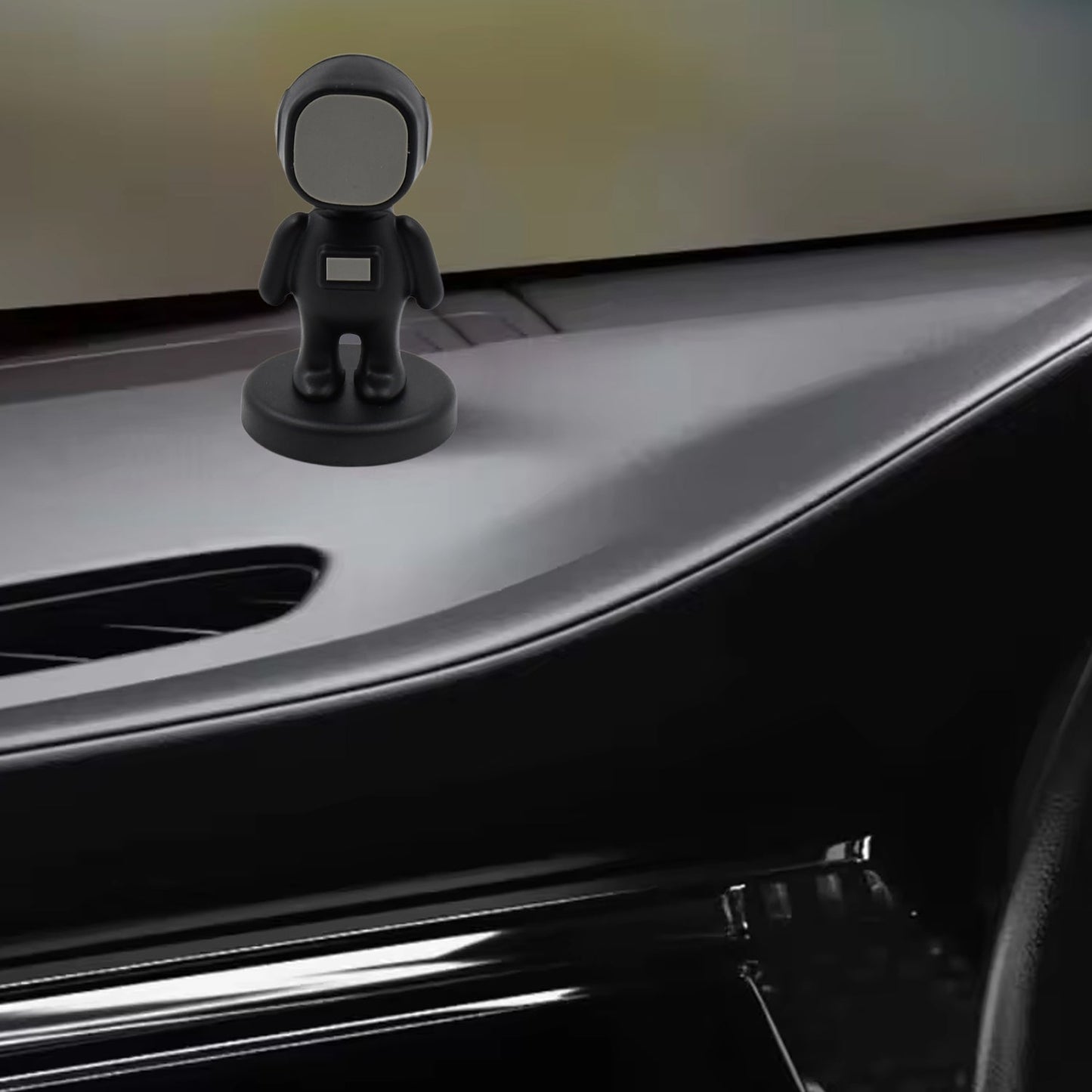 Cartoon Astronaut Magnetic Mobile Phone Holder ��� 360�� Rotating Car Mo