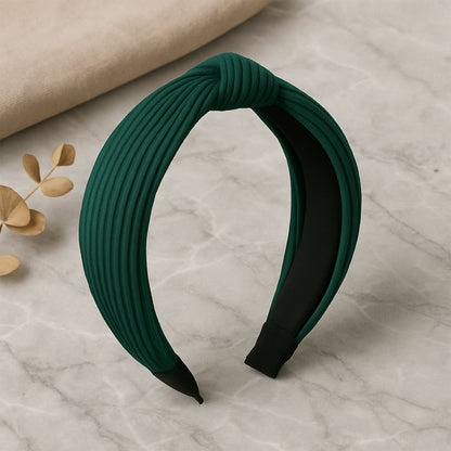 Women���s Ribbed Texture Knot Design Hairband (1 Pc / Mix D