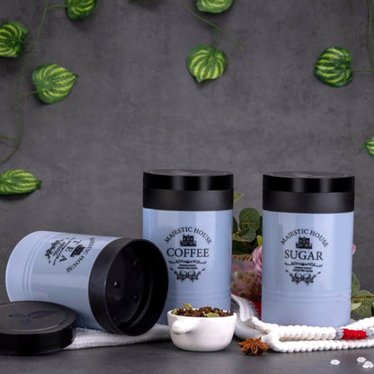 Airtight Containers ��� For Tea, Coffee, Sugar & More (3 Pc
