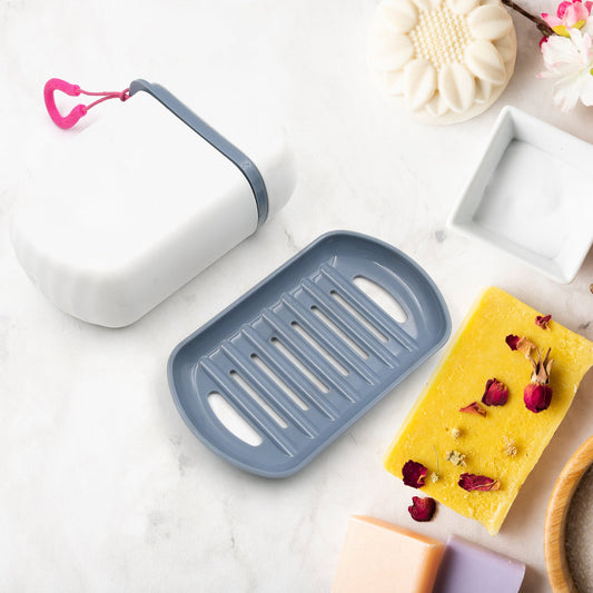Stylish & Leak-Proof Travel Soap Box ��� Secure Seal for Home, Bathroom, Hiking & Camping ,Sabudani