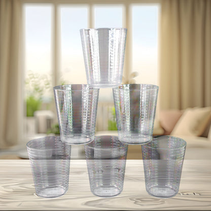 Apex Pyramid Ringo Plastic Glass ��� 300ml Approx | Durable, Crystal-Clear T