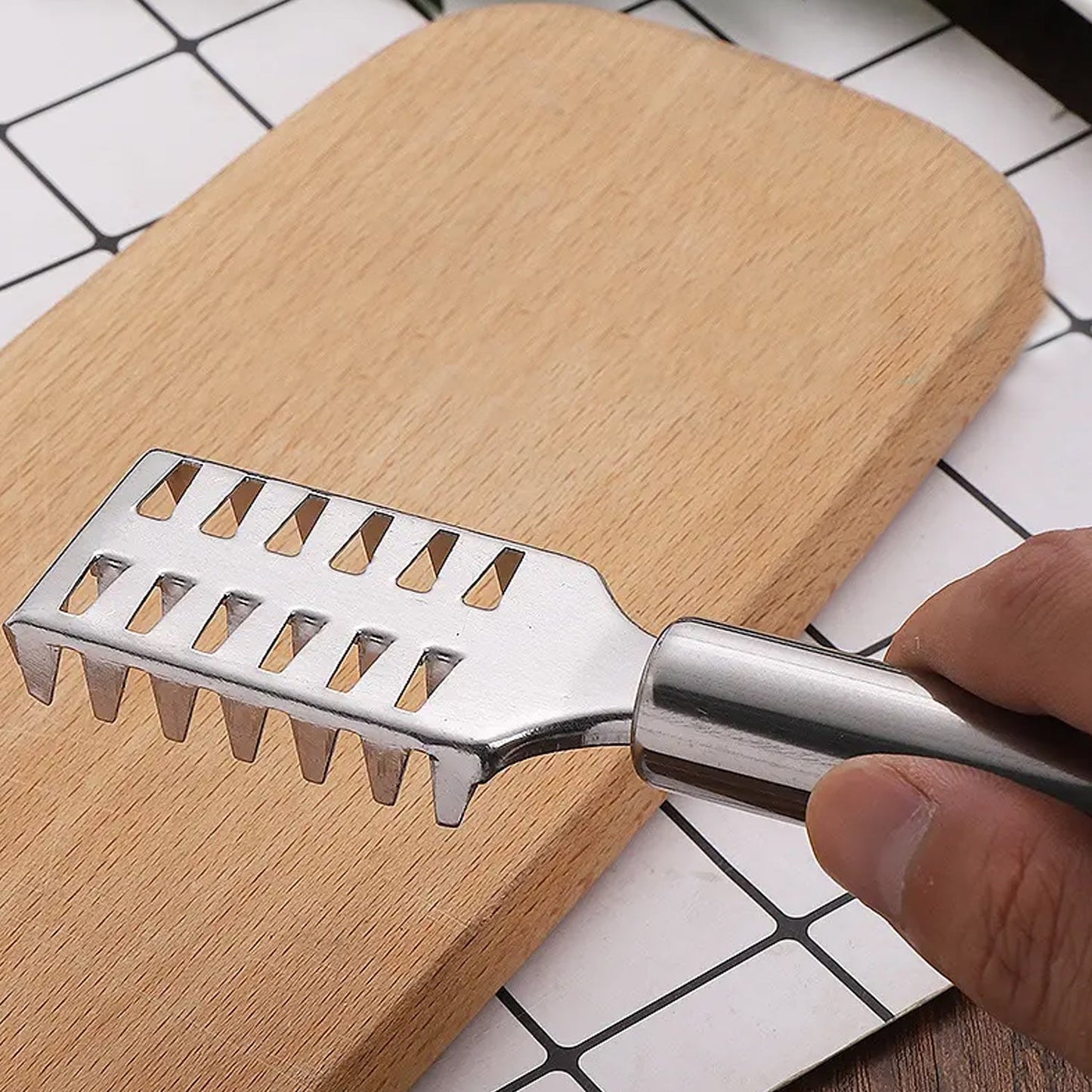 Stainless Steel Fish Scale Remover Scraper ��� Sawtooth Kitche