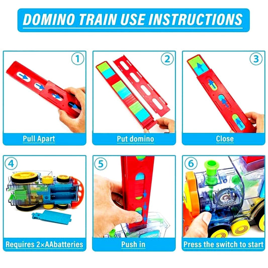 Transparent Funny Train Engine Block Set ��� 60-Piece Music & Lights (Batteries Not Inc