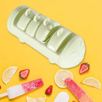 Cartoon Ice Candy Mold ��� 4-Cup Multicolor Set