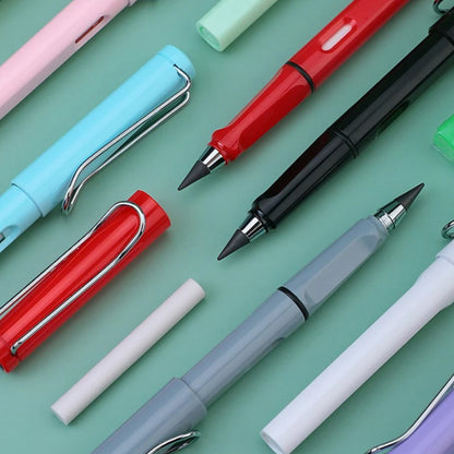 2-in-1 Everlasting Magic Pencil with Replaceable Eraser ��� Inkless, Reusable, Portable (1 Pc / Mix