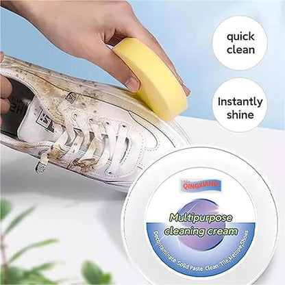 Shoe Cleaning Cream ��� Stain Remover for Sneakers, White Rubber Sole & Polish
