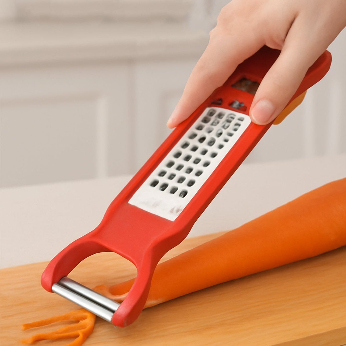 ýýýKitchen 3 in 1 Multi Purpose Vegetable Peeler Grater Cutter for Food Preparation