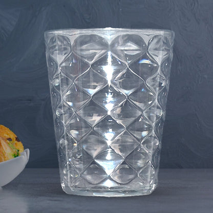 Apex Pyramid Design Unbreakable Plastic Glass ���