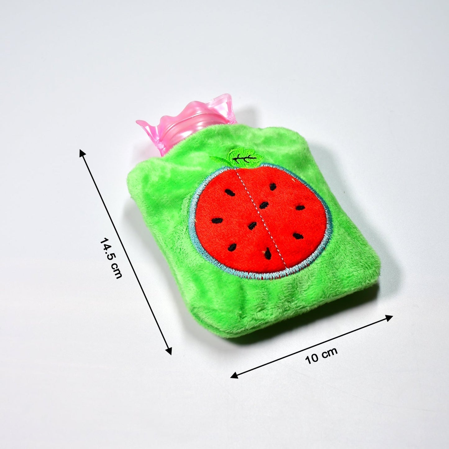 Watermelon Small Hot Water Bag with Cover ��� Pain Relief