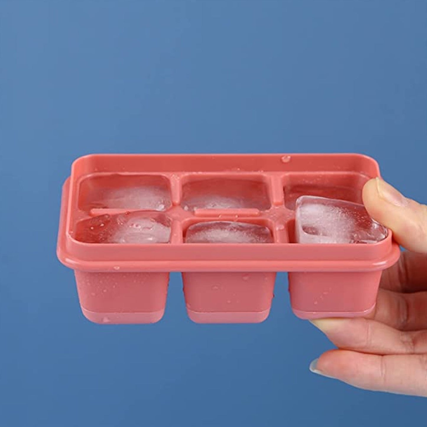 6-Cavity Silicone Ice Tray ��� Ideal for Kitchen & Ho