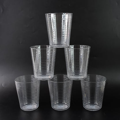Apex Pyramid Ringo Plastic Glass ��� 300ml Approx | Durable, Crystal-Clear T