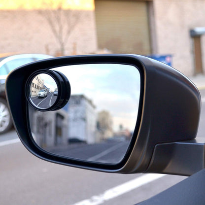 Car Blind Spot Mirror ��� HD Glass, Convex & Frameless (2 Pc