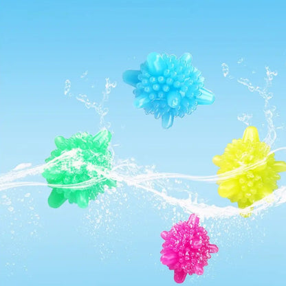 Soft Star Laundry Dryer Balls ��� 10-Piece Multi-Color Clothes So
