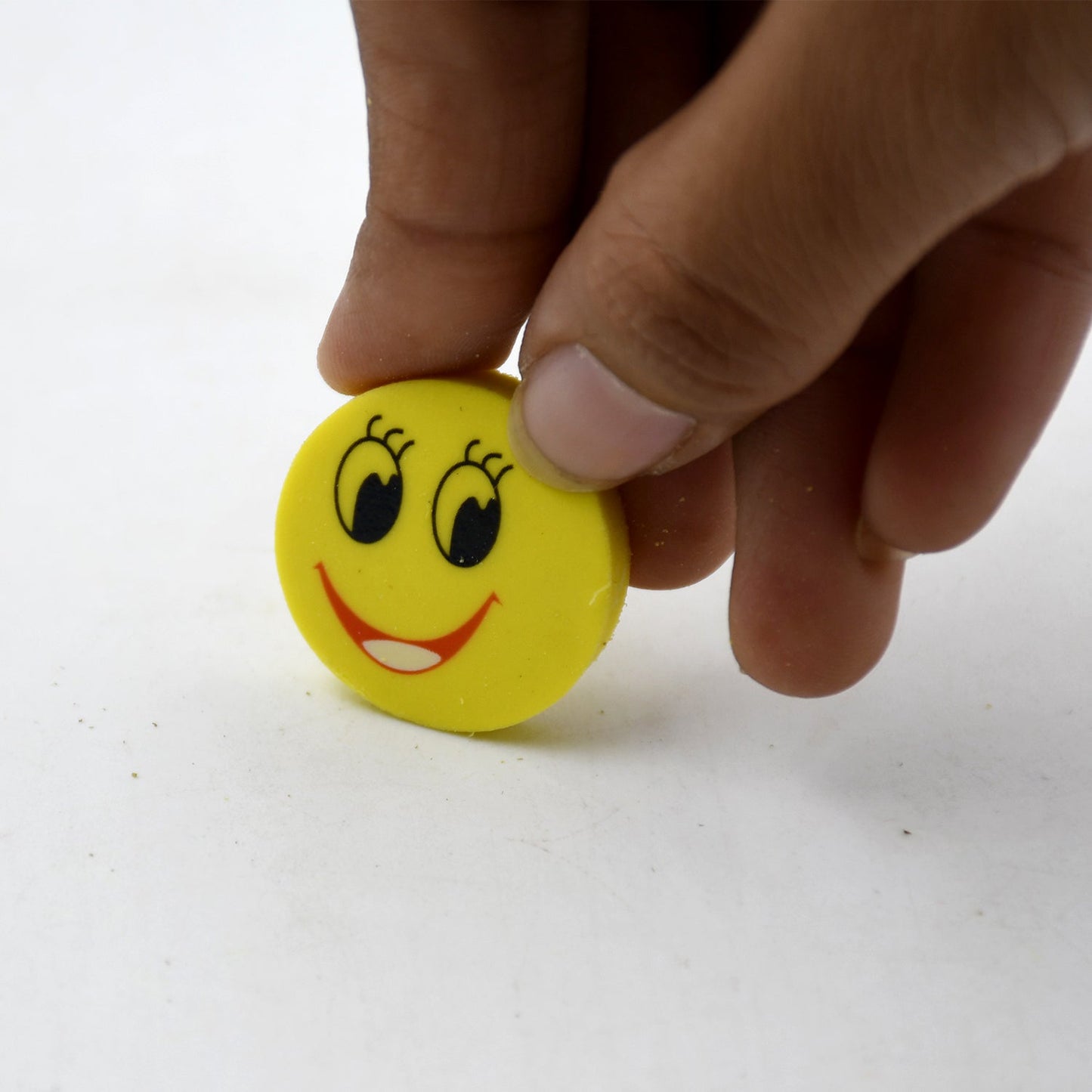 Cute Smile Emoji Eraser Set ��� Perfect for Kids (4p