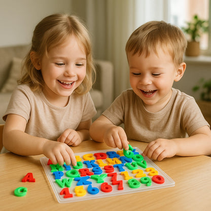 2-in-1 Kids Writing Board Set ��� Double-Sided Whiteboard & Blac