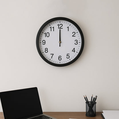 Classic Wall Clock for Home and Office ��� Mix Design Round 1 Pc Assorted P