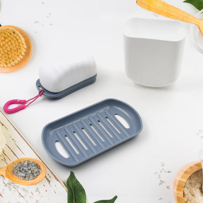 Stylish & Leak-Proof Travel Soap Box ��� Secure Seal for Home, Bathroom, Hiking & Camping ,Sabudani