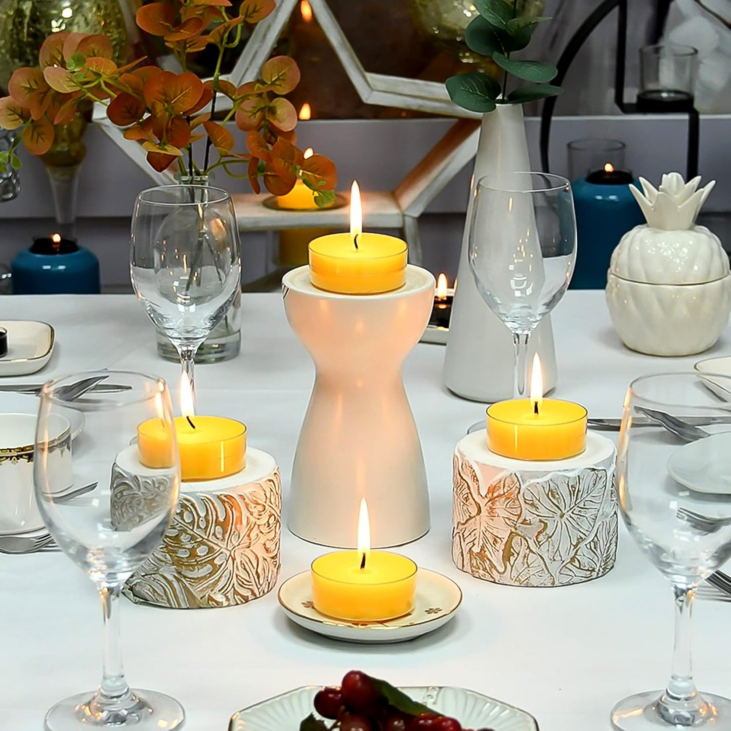 Tealight Diwali Candle ��� Smokeless, Long-Burning, Mix Color, Diwali (1 Pc / Mix